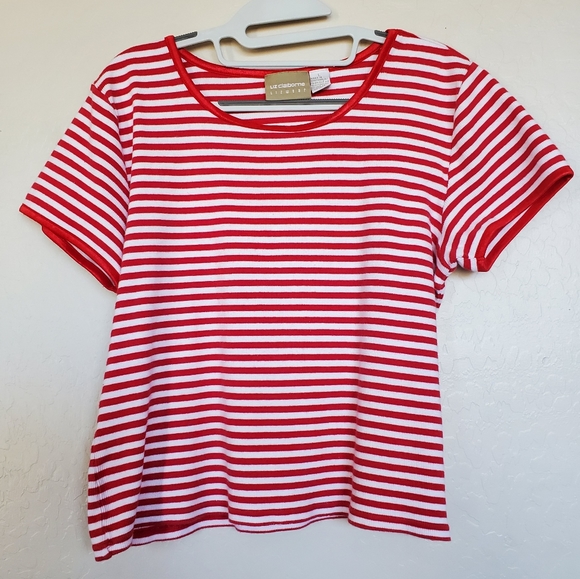 Liz Claiborne Two Short Sleeve Tee Shirts Bundle Women's Size Large - Picture 5 of 9